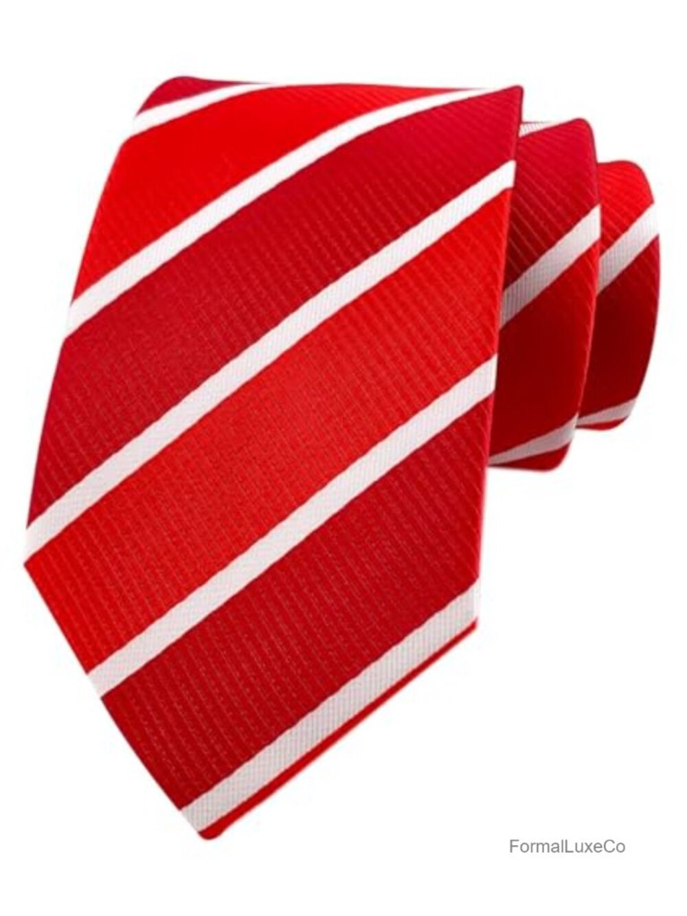 Secdtie Men's Classic Stripe Jacquard Woven Silk Tie Formal Necktie